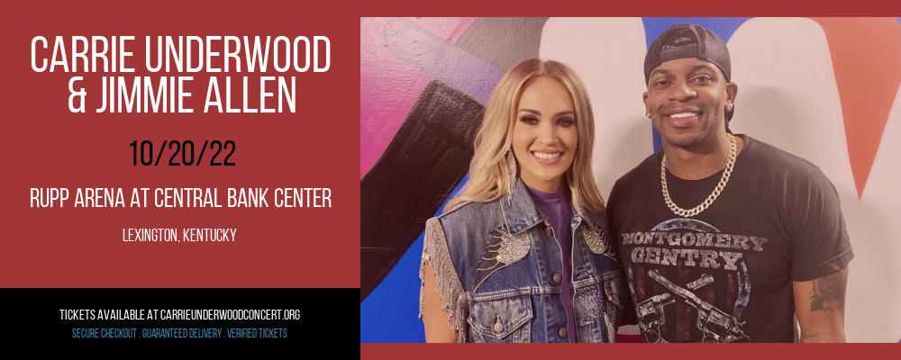 Carrie Underwood & Jimmie Allen at Carrie Underwood Concerts