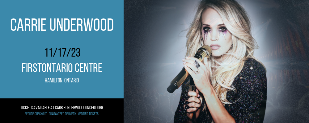 Carrie Underwood at FirstOntario Centre at FirstOntario Centre