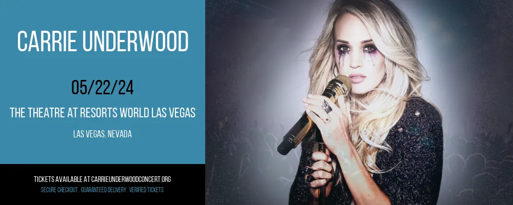 Carrie Underwood at The Theatre at Resorts World Las Vegas at The Theatre at Resorts World Las Vegas