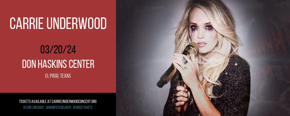 Carrie Underwood at Don Haskins Center at Don Haskins Center